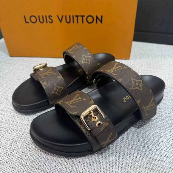 Louis Vuitton Women's Authentic Sandals - Picture 1 of 5